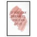 Wall Poster You Can Do It - red English texts on a white background 122935 additionalThumb 24