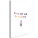Canvas Print Let's Get Lost in Paradise (1 Part) Vertical 123035 additionalThumb 2