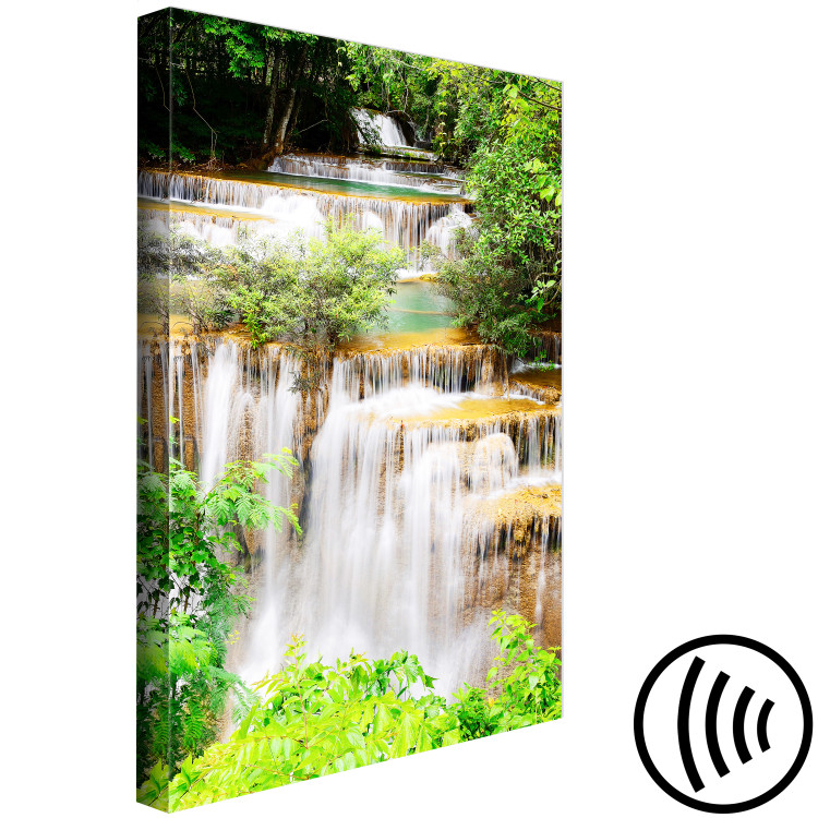 Canvas Print Paradise Waterfall (1 Part) Vertical 123335 additionalImage 6
