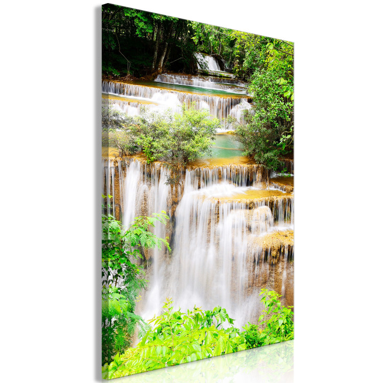 Canvas Print Paradise Waterfall (1 Part) Vertical 123335 additionalImage 2