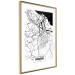 Wall Poster City Map: Gdańsk - black and white map of city in Poland with labels 123835 additionalThumb 6