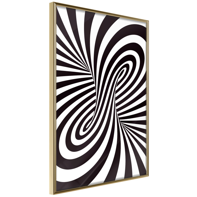 Poster Deep Hypnosis - black and white abstract illusion with hypnotic effect 123935 additionalImage 12