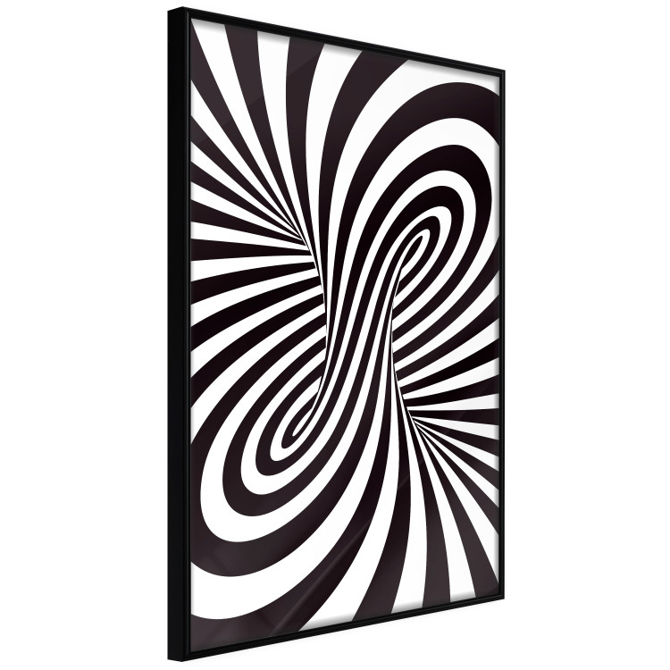 Poster Deep Hypnosis - black and white abstract illusion with hypnotic effect 123935 additionalImage 10