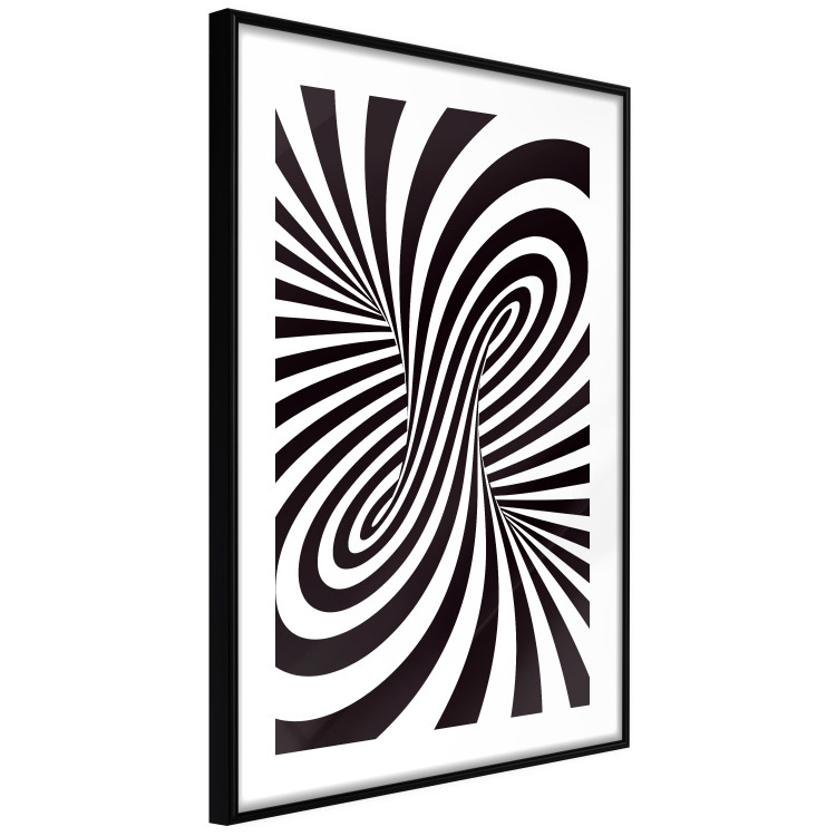 Poster Deep Hypnosis - black and white abstract illusion with hypnotic effect 123935 additionalImage 11