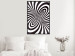 Poster Deep Hypnosis - black and white abstract illusion with hypnotic effect 123935 additionalThumb 3