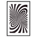 Poster Deep Hypnosis - black and white abstract illusion with hypnotic effect 123935 additionalThumb 15