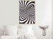 Poster Deep Hypnosis - black and white abstract illusion with hypnotic effect 123935 additionalThumb 5