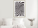 Poster Deep Hypnosis - black and white abstract illusion with hypnotic effect 123935 additionalThumb 13