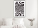 Poster Deep Hypnosis - black and white abstract illusion with hypnotic effect 123935 additionalThumb 4
