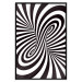 Poster Deep Hypnosis - black and white abstract illusion with hypnotic effect 123935 additionalThumb 18