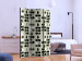 Room Divider Black and White Dots (3-piece) - geometric pattern on a light background 124335 additionalThumb 2
