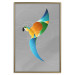 Poster Parrot in Circles - abstract colorful bird made of geometric figures 126935 additionalThumb 16