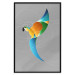 Poster Parrot in Circles - abstract colorful bird made of geometric figures 126935 additionalThumb 18