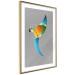 Poster Parrot in Circles - abstract colorful bird made of geometric figures 126935 additionalThumb 7