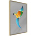 Poster Parrot in Circles - abstract colorful bird made of geometric figures 126935 additionalThumb 12