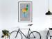 Poster Parrot in Circles - abstract colorful bird made of geometric figures 126935 additionalThumb 17
