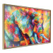 Wall Poster Colorful Giant - multicolored elephant composition in a watercolor motif 127035 additionalThumb 14