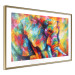 Wall Poster Colorful Giant - multicolored elephant composition in a watercolor motif 127035 additionalThumb 9