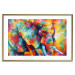 Wall Poster Colorful Giant - multicolored elephant composition in a watercolor motif 127035 additionalThumb 14