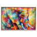 Wall Poster Colorful Giant - multicolored elephant composition in a watercolor motif 127035 additionalThumb 21