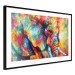Wall Poster Colorful Giant - multicolored elephant composition in a watercolor motif 127035 additionalThumb 6