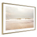 Poster Sea After the Storm - beach and sea landscape with waves against a gray sky 129835 additionalThumb 11