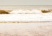 Poster Sea After the Storm - beach and sea landscape with waves against a gray sky 129835 additionalThumb 4