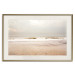 Poster Sea After the Storm - beach and sea landscape with waves against a gray sky 129835 additionalThumb 20