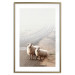 Poster Extraordinary Hitchhikers - landscape of animals by the road against a field 130235 additionalThumb 14