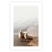 Poster Extraordinary Hitchhikers - landscape of animals by the road against a field 130235 additionalThumb 25