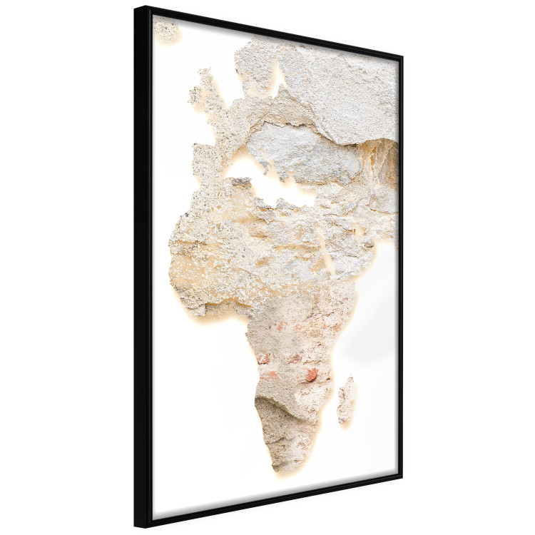 Poster Hot Continent - light wall texture in the shape of the African continent 131835 additionalImage 11