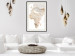 Poster Hot Continent - light wall texture in the shape of the African continent 131835 additionalThumb 24