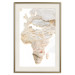 Poster Hot Continent - light wall texture in the shape of the African continent 131835 additionalThumb 20