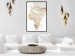 Poster Hot Continent - light wall texture in the shape of the African continent 131835 additionalThumb 4