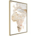 Poster Hot Continent - light wall texture in the shape of the African continent 131835 additionalThumb 12