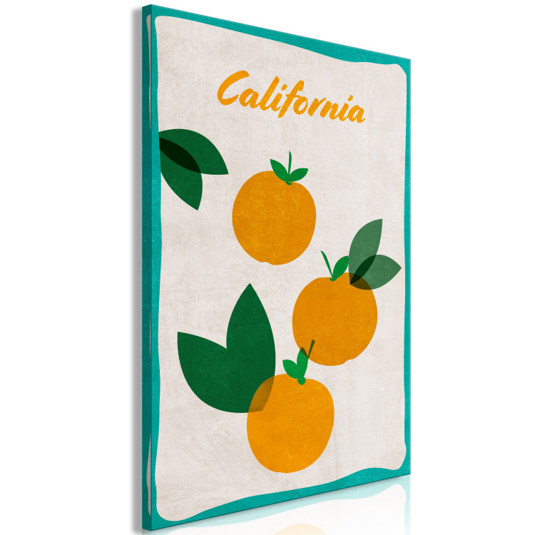 Canvas Print Californian Orchard (1-piece) Vertical - still life of oranges 131935 additionalImage 2
