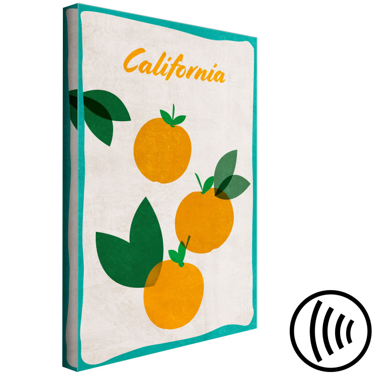 Canvas Print Californian Orchard (1-piece) Vertical - still life of oranges 131935 additionalImage 6