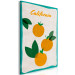 Canvas Print Californian Orchard (1-piece) Vertical - still life of oranges 131935 additionalThumb 2