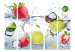 Room Divider Screen Fruit Cocktail II (3-piece) - juicy composition in strawberries 133235 additionalThumb 3