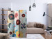 Room Divider Summer Breeze - colorful lines and circles amidst abstract shapes 133935 additionalThumb 4