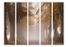 Room Divider Blind Alley II - landscape of a foggy road with trees on both sides 134035 additionalThumb 3