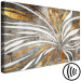 Canvas Night Flower (1-piece) Wide - abstract golden floral motif 135135 additionalThumb 6