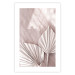 Poster Hot Morning - a summer composition with white leaves in a scandi boho style 136535 additionalThumb 15