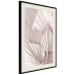 Poster Hot Morning - a summer composition with white leaves in a scandi boho style 136535 additionalThumb 3
