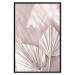Poster Hot Morning - a summer composition with white leaves in a scandi boho style 136535 additionalThumb 27