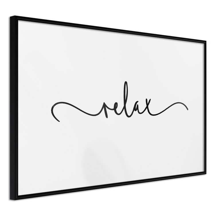 Wall Poster Relax - minimalist composition with English text 137235 additionalImage 4