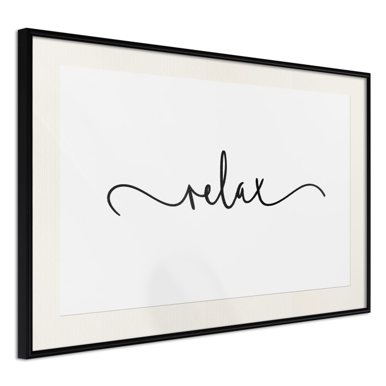 Wall Poster Relax - minimalist composition with English text 137235 additionalImage 25