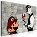 Large canvas print Banksy: Mario Bros II [Large Format] 137535 additionalThumb 2