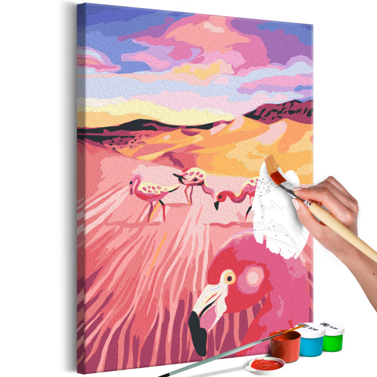 Paint by Number Kit Flamingos  137935 additionalImage 5