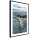 Poster Cruise Memory - majestic landscape of a dark beach with laid ropes 138735 additionalThumb 2